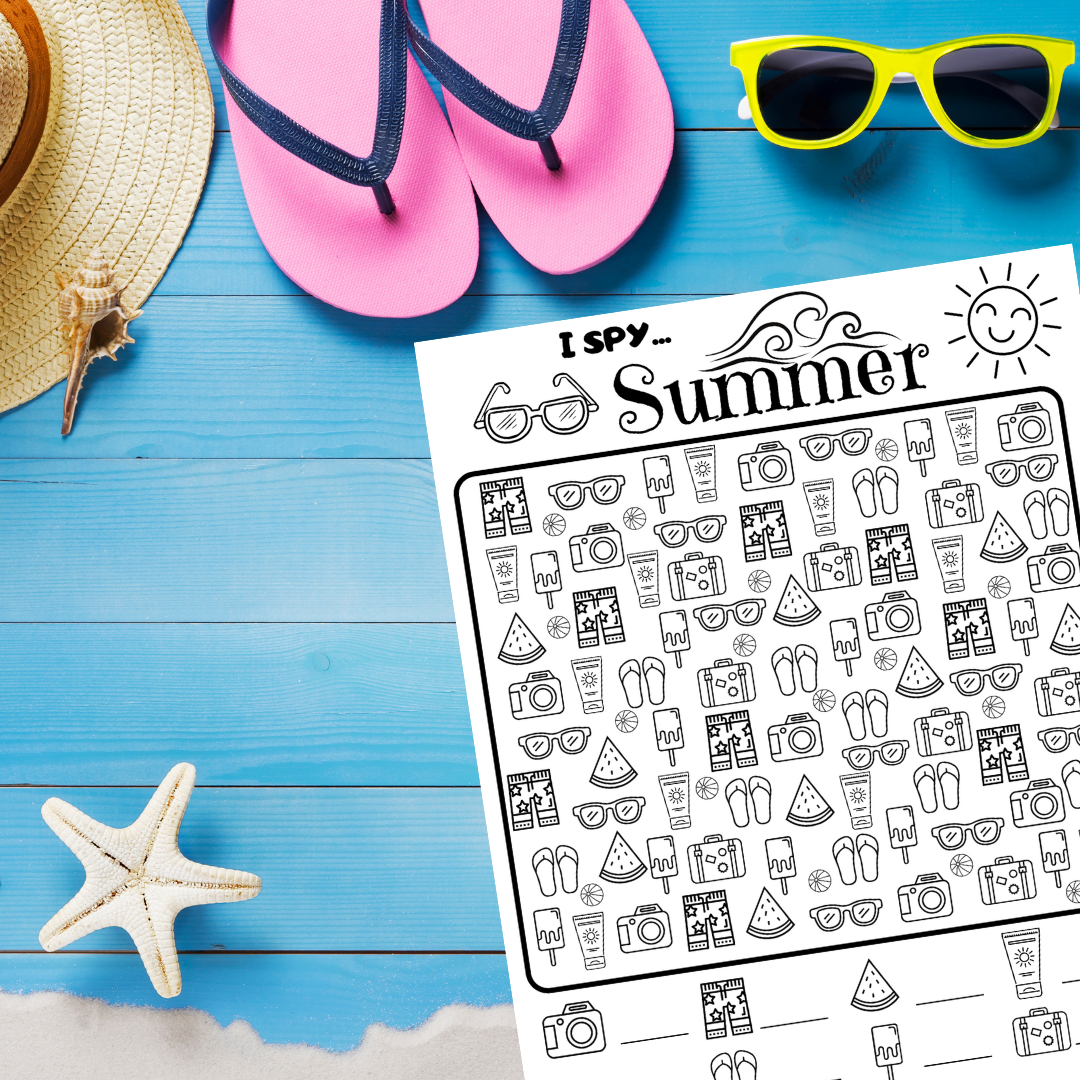 Free Printable I Spy Summer – ISpyFabulous