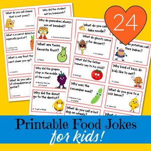 Printable Food Jokes for Kids